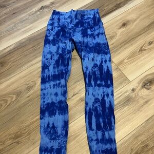Blue Tie-Dye Women Jeans